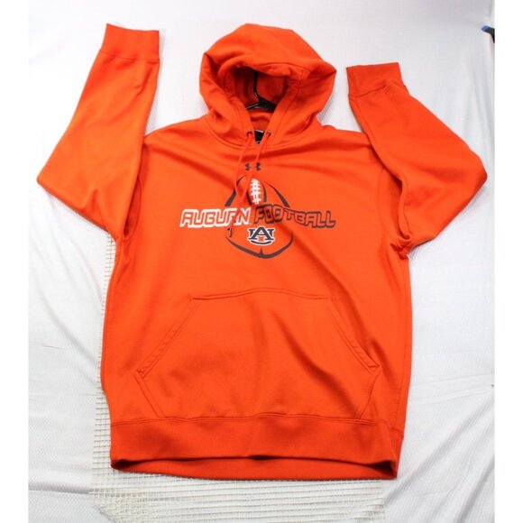 Under Armour Other - Under Armour Auburn Football Orange Hoodie Medium